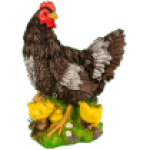 Фигура Курица с цыплятами,30х35 см