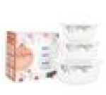 Набор 3-х салатников с крыш.  03-2282  "Джулия" 560/960/1400мл, шт