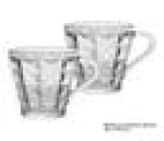 Набор стеклянных кружек  2 шт ( 260 мл) 280418, шт