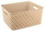 Корзина "Плетенка" (350х290х175) (бежев.)  М-3502, шт