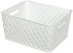 Корзина "Плетенка" (350х290х175) (белый) М-3501, шт
