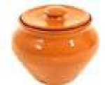Горшок керам. пищ. 0,7л терракот. ГП 0,7, шт