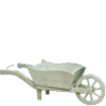 Телега деревянная №4,115х42х39 см