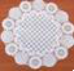 Салфетка Grace Лейс БЕЛАЯ круг  38*38см LO-0905PU 109328  1/12/36, шт