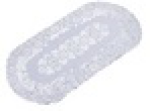 Салфетка Grace Лейс СЕРЕБРО овал 40*84см LO-1008B 109345 1/12/600, шт