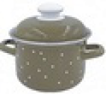 Кастрюля эм.White dots Каменно-серый  4.5л  1615АП2/8Кс, шт
