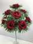 Букет роз бархатных с розеткой, 9 гВысота: 55.0 см