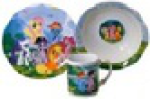 Набор "My Little Pony" 3 пр. MLPS3-2: кружка 240 мл, миска 18 см, тарелка 19 см в под. уп. MLPS3-2, шт