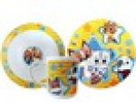 Набор "Кошечки-собачки" 3 пр. CDS3-1: кружка 250мл, салатник 13см, тарелка 19,5см п/у, шт