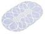 Салфетка Grace Лейс БЕЛЫЙ овал  30*46см LO-1027U 96295  1/12/240, шт