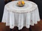 Скатерть "CROCHET" 36" (90см) БЕЛАЯ КРУГ 101 СК1/32, шт