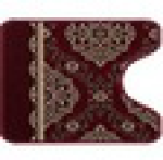 Коврик д/т Люксор Люкс Принт  50*60 с вырезом красный (ассорти), шт