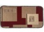 Коврик Люксор Люкс ПРИНТ 50*80см, ворс 3мм, красный (ассорти), шт