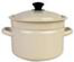 БЕЗ ДЕКОЛИ Кастрюля эм. цилиндр.  7,0л слоновый 41804-192сл 1/2, шт