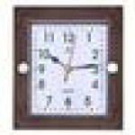 Часы настенные Atlantis TLD-6303 21*18,5*4см  корич 6303к, шт