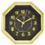 Часы настенные Atlantis TLD-6454 22,9*22,9*4,1см черн/зол 6454чз, шт