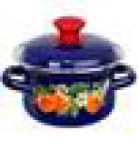 Кастрюля эм. цилиндр.  1,0л  с/д синий 42315-073/6син  1/12, шт