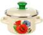 Кастрюля эм. цилиндр.  1,0л  с/д слоновый 42304-072/6сл  1/12, шт