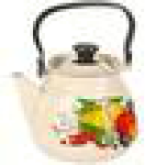 Чайник эм. сфер. 3,0л  с/д с цельной ручкой слоновый 42104-122/6сл  1/4, шт