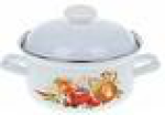 Кастрюля эм. 2,0л. цилиндр.низкая ИТАЛЬЯНСКАЯ КУХНЯ 1510АП2/4 (Лысьва) 1/4, шт
