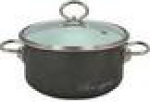 "Bon Appetite" Кастрюля эм. 5,0л (цилиндр.,мокрый асфальт)  8SB245S (СТАЛЬЭМАЛЬ) 1/1, шт