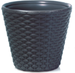 DBR350-S433 Кашпо pot RATO - ANTHRACITE+ IWKO325 Диаметр: 34,8 смВысота: 32,4 смОбъем: 19 л