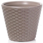 DBR400-7529U Кашпо pot RATO -MOCCA+ IWKO355 Диаметр: 38,8 смВысота: 37 смОбъем: 26 л