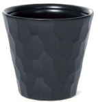 DBROC400-S433 Кашпо ROCKA - ANTHRACITE (d - 39,1 h - 37 v - 27)+ IWKO355