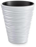 DBSA300-S449 Кашпо SAND - bialy (d - 29,5 h - 33 v - 8/13)