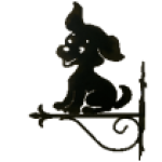 Подвесы для цветов "Щенок",35х47