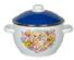 Кастрюля эм. шар. "ФЭНТАЗИ"  3,0л.  6RН181М  (СТАЛЬЭМАЛЬ)  1/6, шт