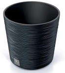 DFR250-433 Кашпо Flower pot Furu Round  антрацит Диаметр: 25 смВысота: 24,7 см ,Объем: 9 л