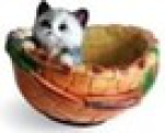 Кашпо "Кошка в лукошке" (210*240мм) 051, шт