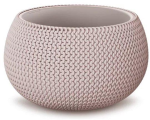 DKSP240-7529U Горшок д/цветов Splofy bowl mocca+ технол-й горшок  (комплект)  Диаметр: 23,9 смВысота: 16,1 см
