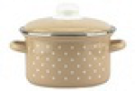 "ГОРОХ МЕЛКИЙ" Кастрюля эм.цилиндр беж 2,0л 18-1610/4 18-1610/4гмб  (Магнитогорск) 1/8, шт