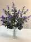 Букет декоративный фиолетовый, пластик, 5 вВысота: 34.0 см