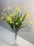 Букет с желтыми цветами, пластик, 7 вВысота: 38.0 см