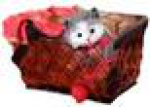 Кашпо "Котенок с клубком в корзине"  гипс (190*250мм) 040, шт