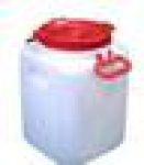 Бочка 30л ДАЧНАЯ квадратная (белая) 10193061, шт