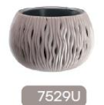 DSK290-7529U Кашпо SANDY Bowl мокко( 2 в 1 с горшком-вставкой) Диаметр: 29 смВысота: 19 смОбъем: 3,9 л