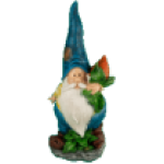 Фигура Гном островерхий с морковкой,45х26 см