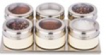 НАБОР ДЛЯ СПЕЦИЙ AGNESS 7 ПР. НА МАГНИТАХ, В Т.Ч. МЕТАЛ.ПОДСТАВКА 20*13*5 СМ 912-041, шт