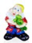 Фигура садовая "Гном с грибом" большой гипс (580*320мм) 211, шт