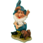Фигура Гном со щенком,22х38 см