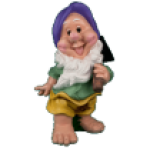 Фигура Гномик с мотыгой в руке,47х30 см