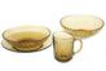 ДЫМЧАТОЕ СТЕКЛО Сервиз 19пр.  ELICA 62104  1/1, шт
