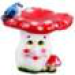 Фигура садовая "Мухомор с птичкой" гипс (220*210мм) 153, шт
