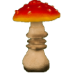 Фигура Мухомор маленький,20х14 см