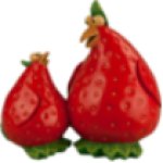 Декор Клубничные курочки,26х33 см