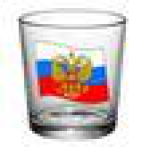 Наб. стопок 6пр./50мл "Герб на флаге" арт.1250-Д, шт